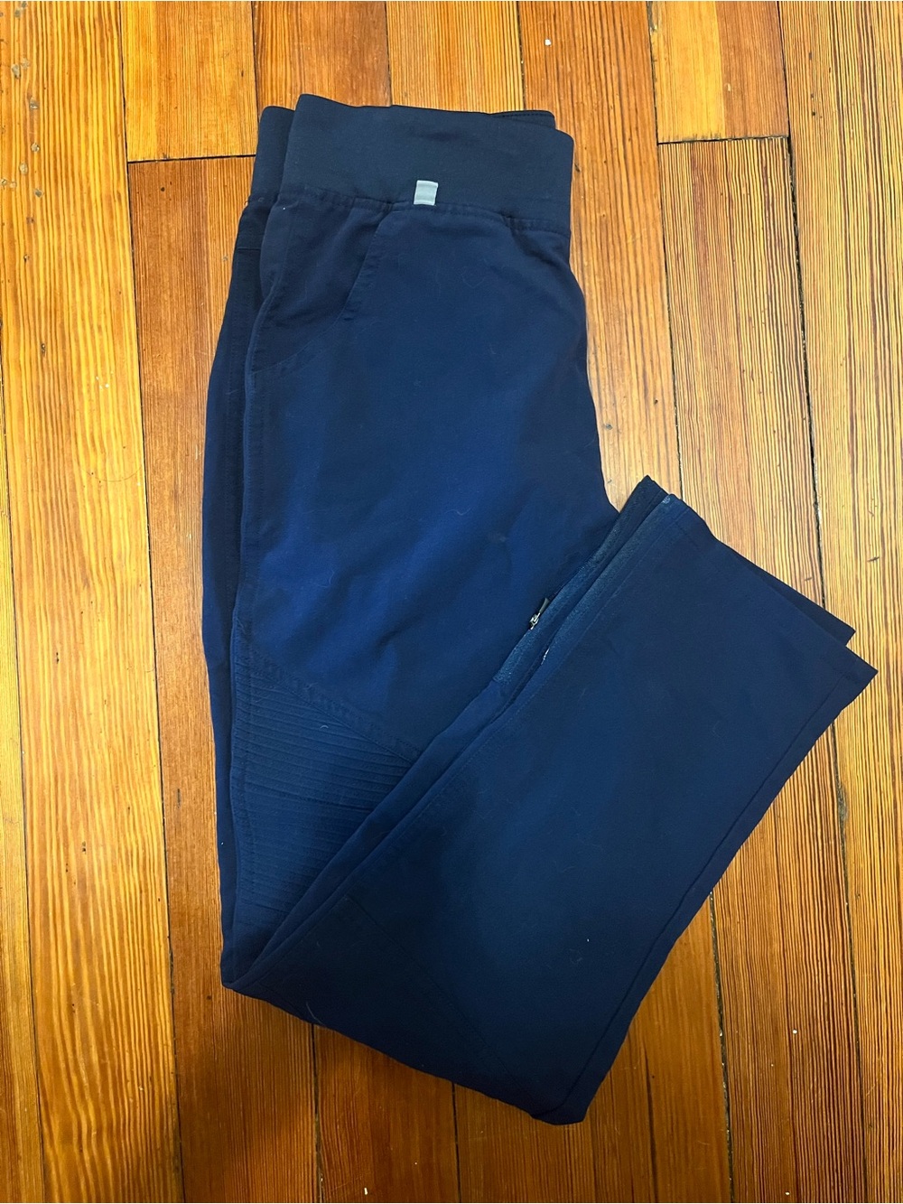 Figs Navy Women's moto scrub bottoms